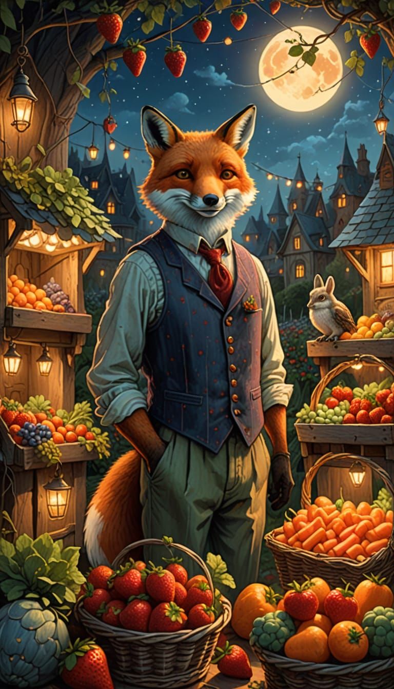 Fantasy Marketplace Run by Talking Animals