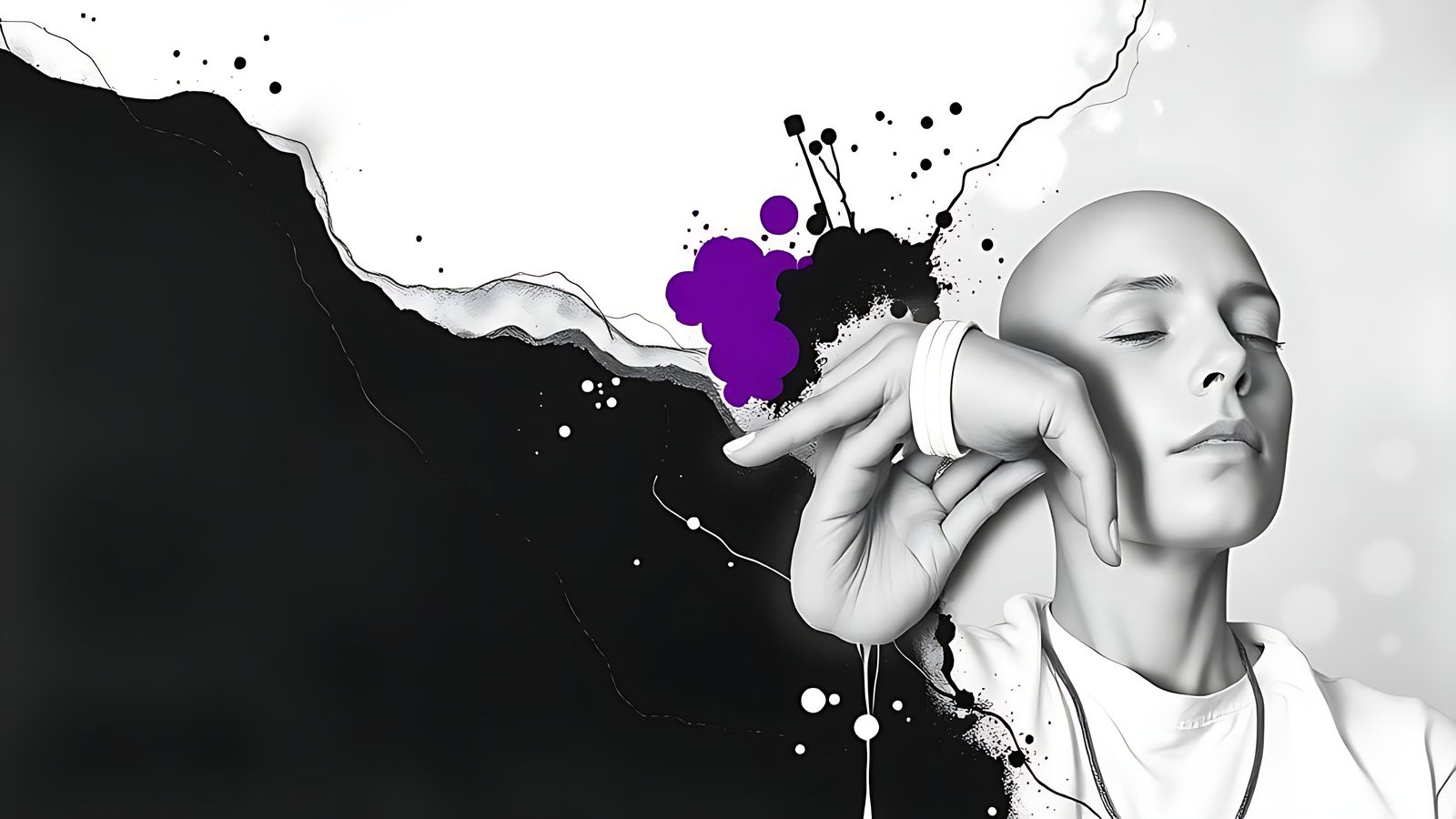 The stroking of the cheek, the joining of the hands . . . (abstract studies)