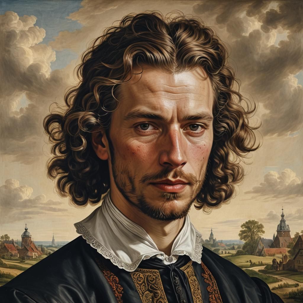 Dutch Golden Age Portrait of Benjamin Meijdertsz Aleman