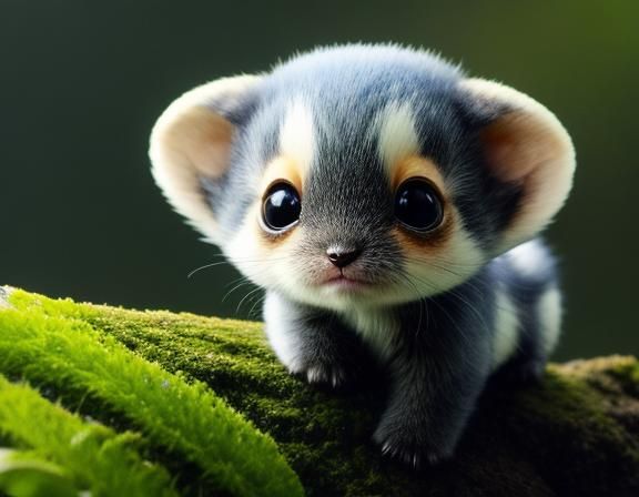 Cute Alien Animal Ecosystems Close Up