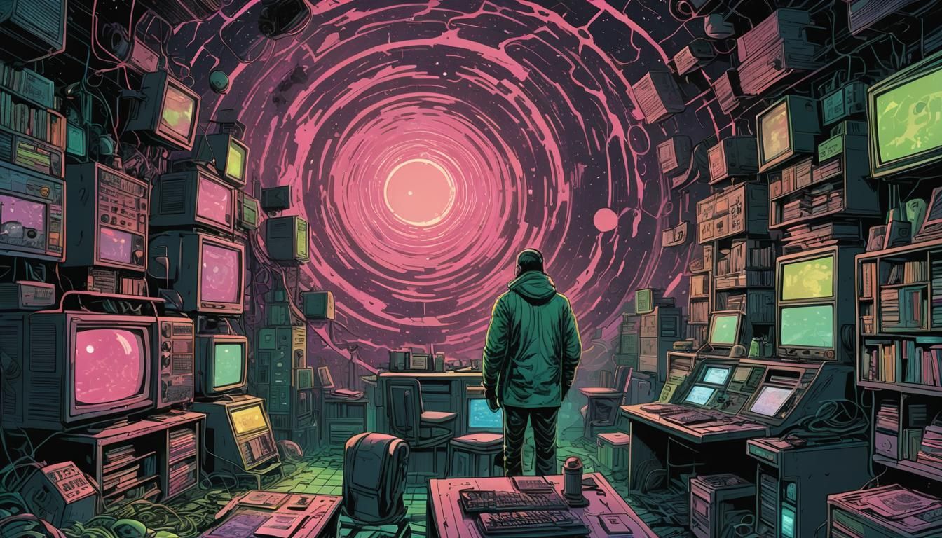 Black Hole Consumes Taxes: Polish Comic Art