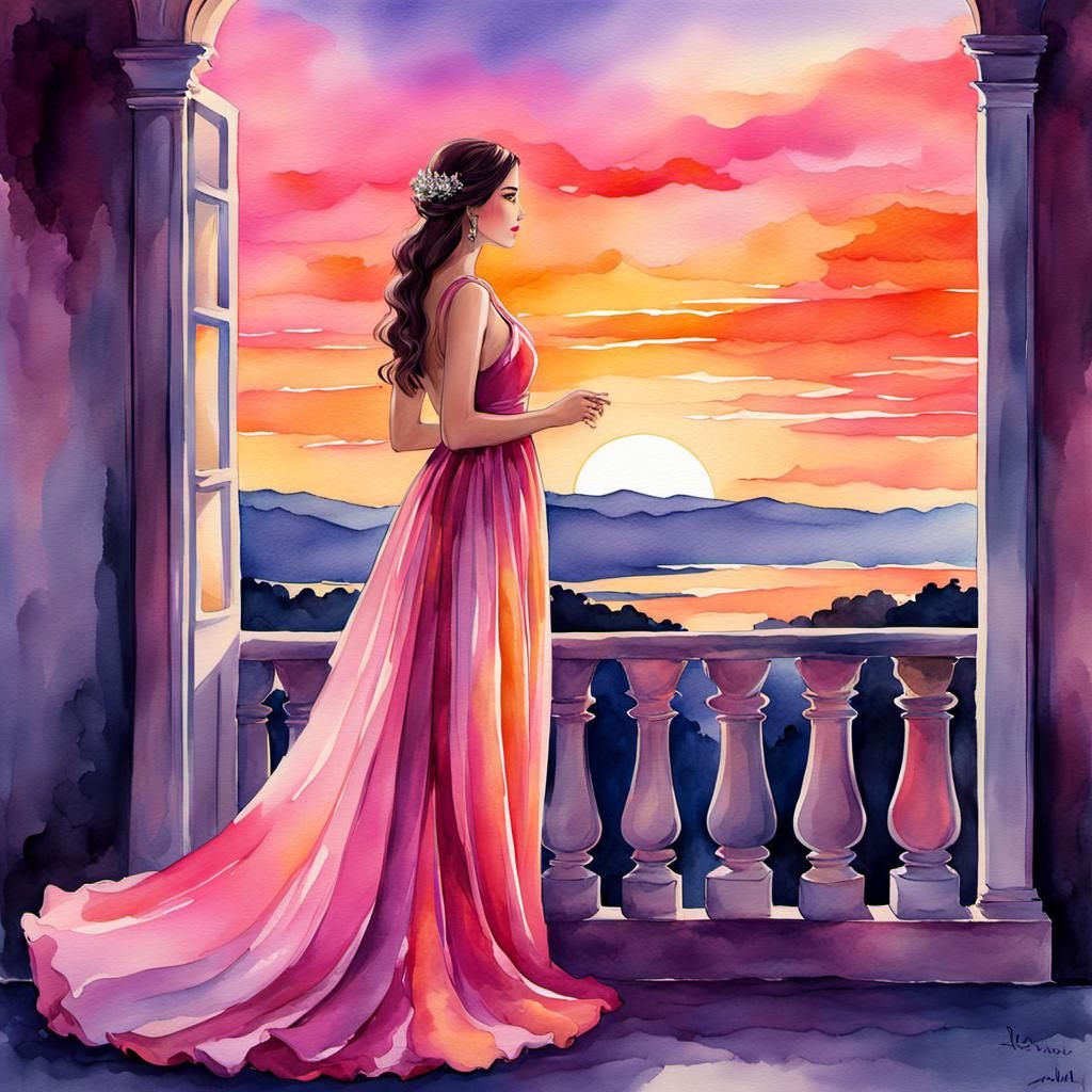 Digital watercolor illustration
