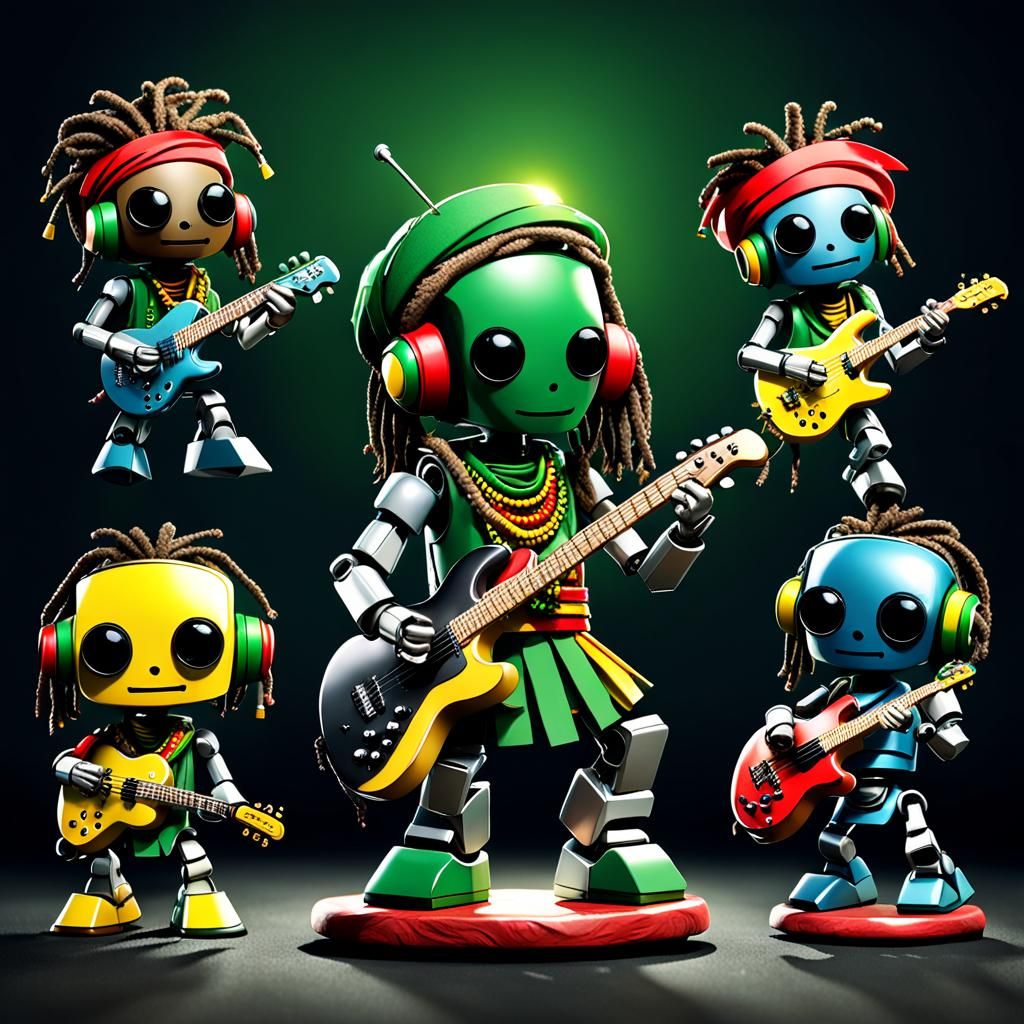 Rasta Chibi Robots Reggae Band