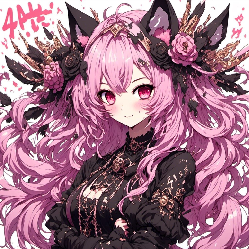 Hawaii Punk Neko Girl in 4K Resolution