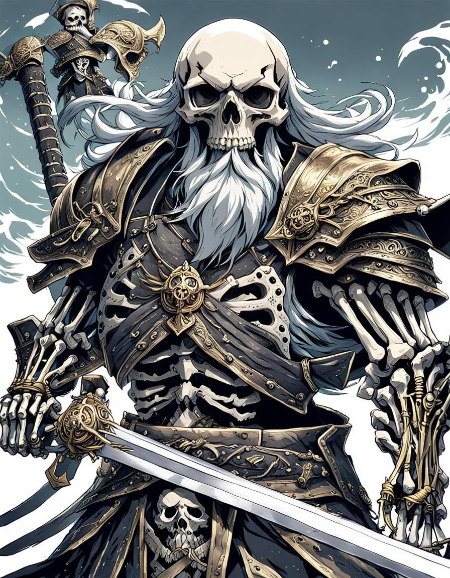 Skeleton warrior of the seas