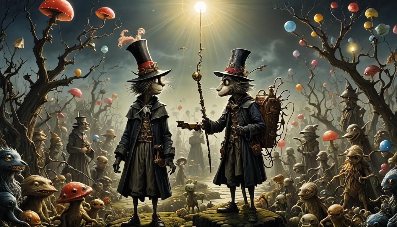 Epic Dark Fantasy Figure Blinded by Light