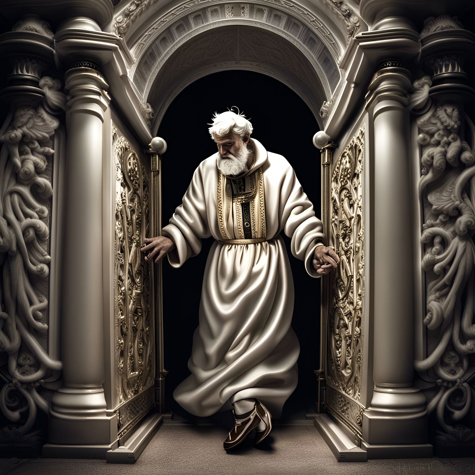 St Peter at the Pearly Gates in HDR