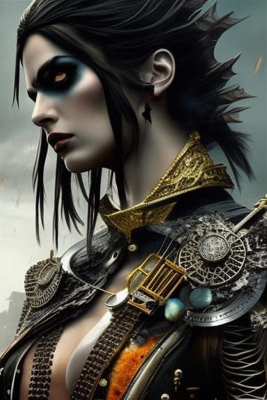 Pirate Skeleton Portrait on Sea Bottom