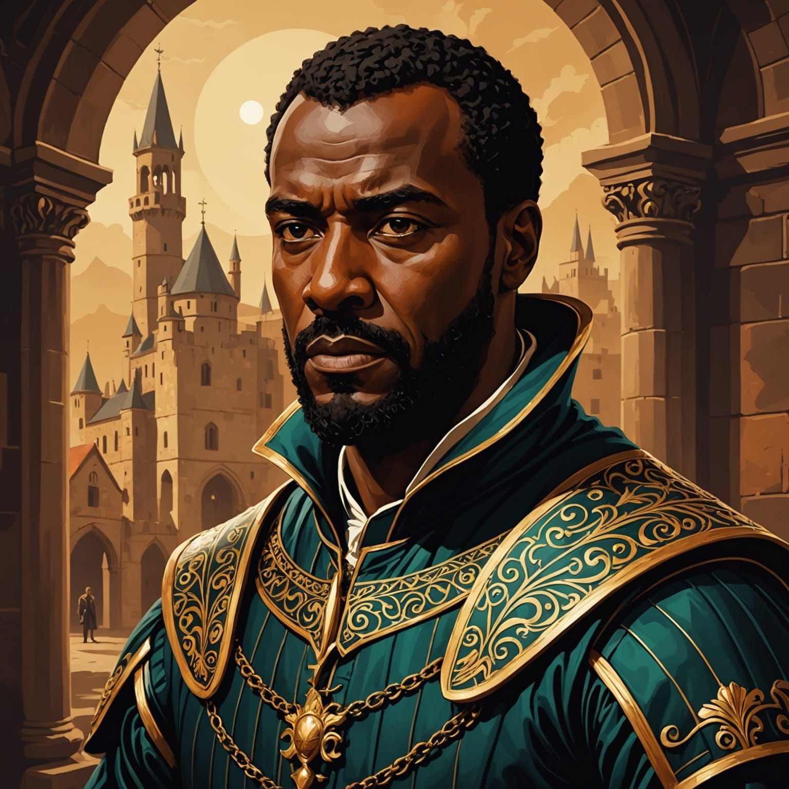 Othello and Iago: A Shakespearean Scene