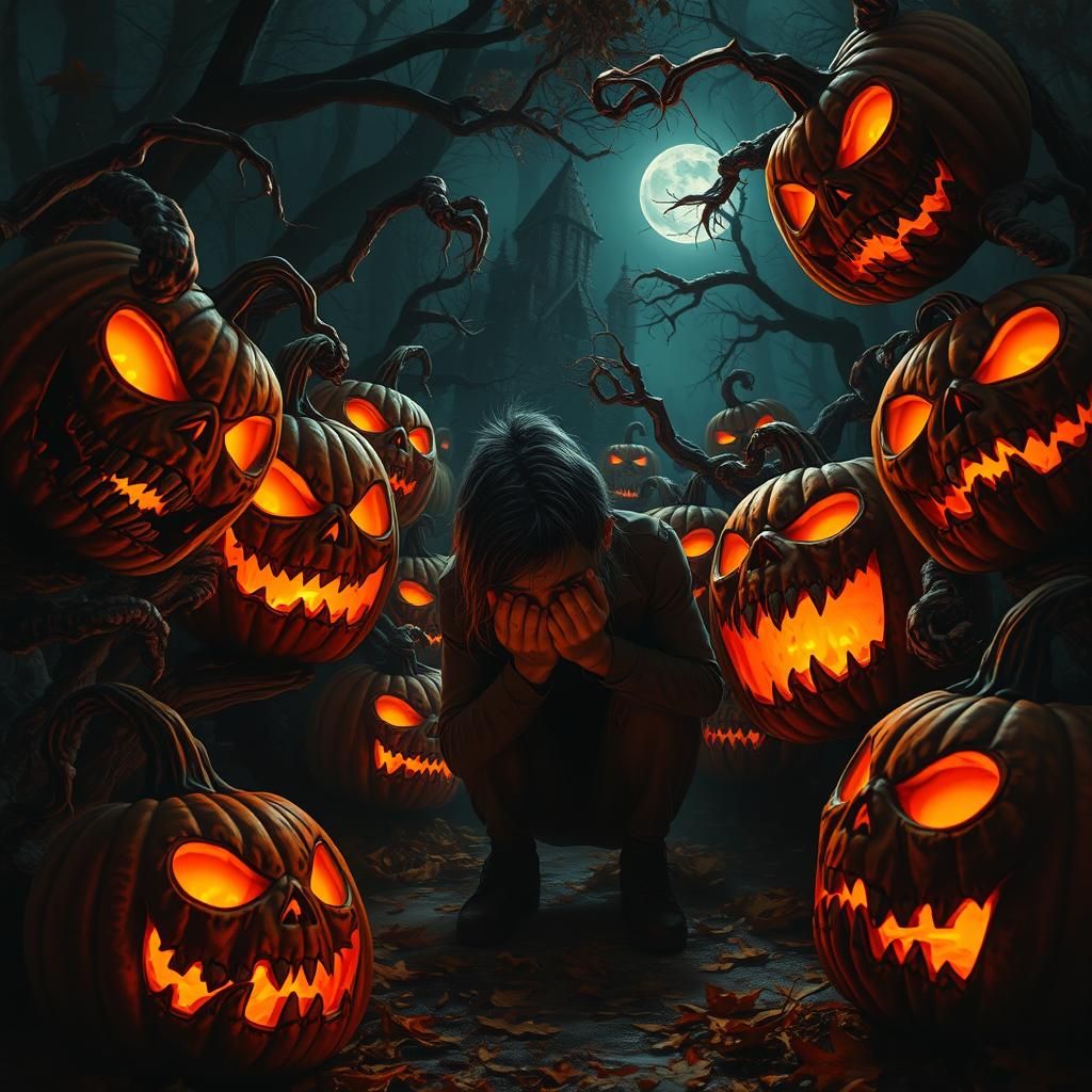 Cucurbitophobia: A Digital Horror Jack-o'-Lantern Fear