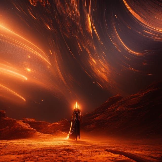 Scorpion Woman Desert Fantasy Art