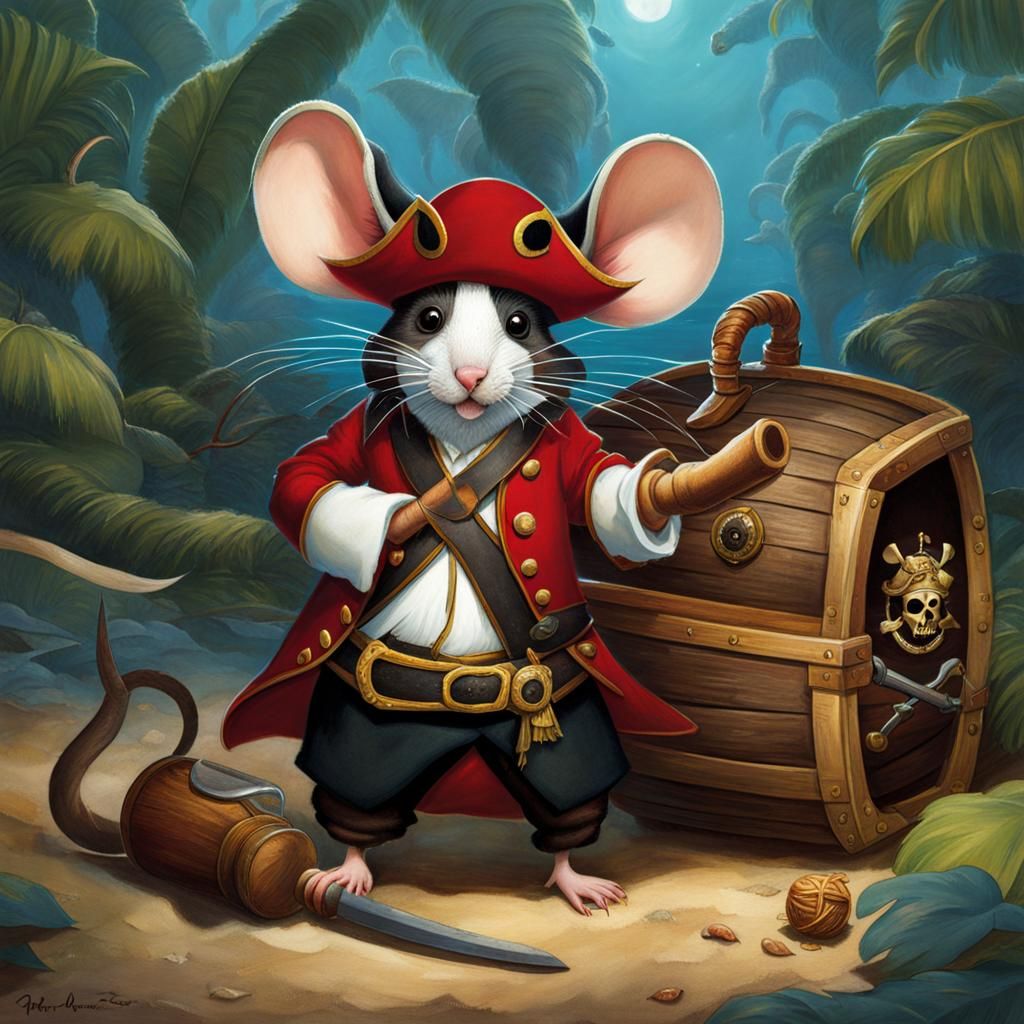 Pirate Mice Generated by AI
