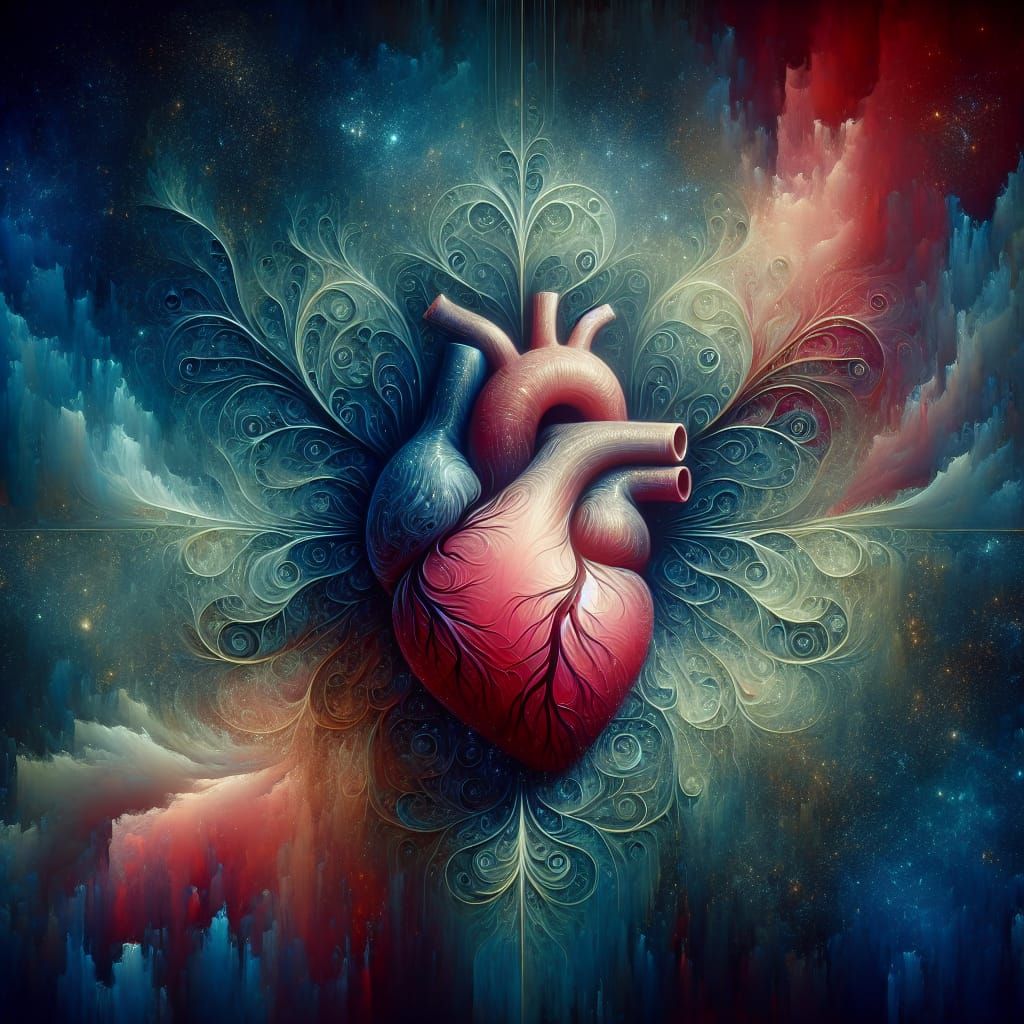 Heart with Scar: Fantasy Concept Art in 8K