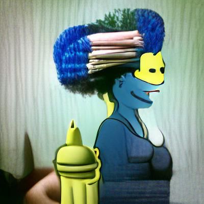 AI Image of Marge Simpson
