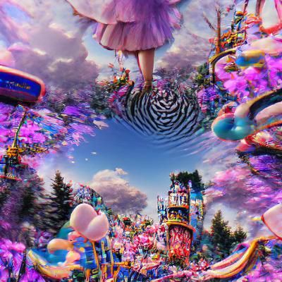 AI Generated Image of Wonderland