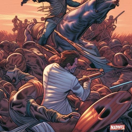 American Civil War in Comic Book Style