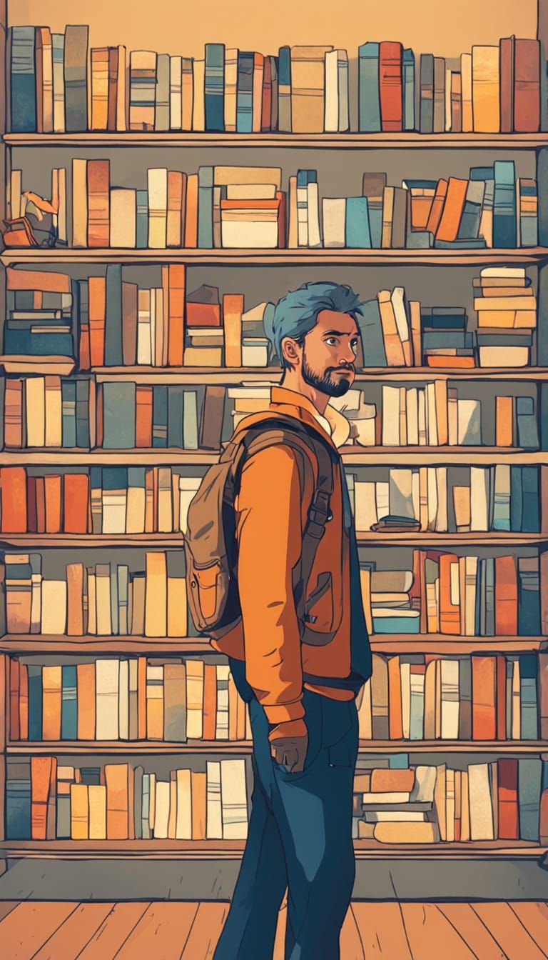 Favorite Bookstore Character in Golden Hour