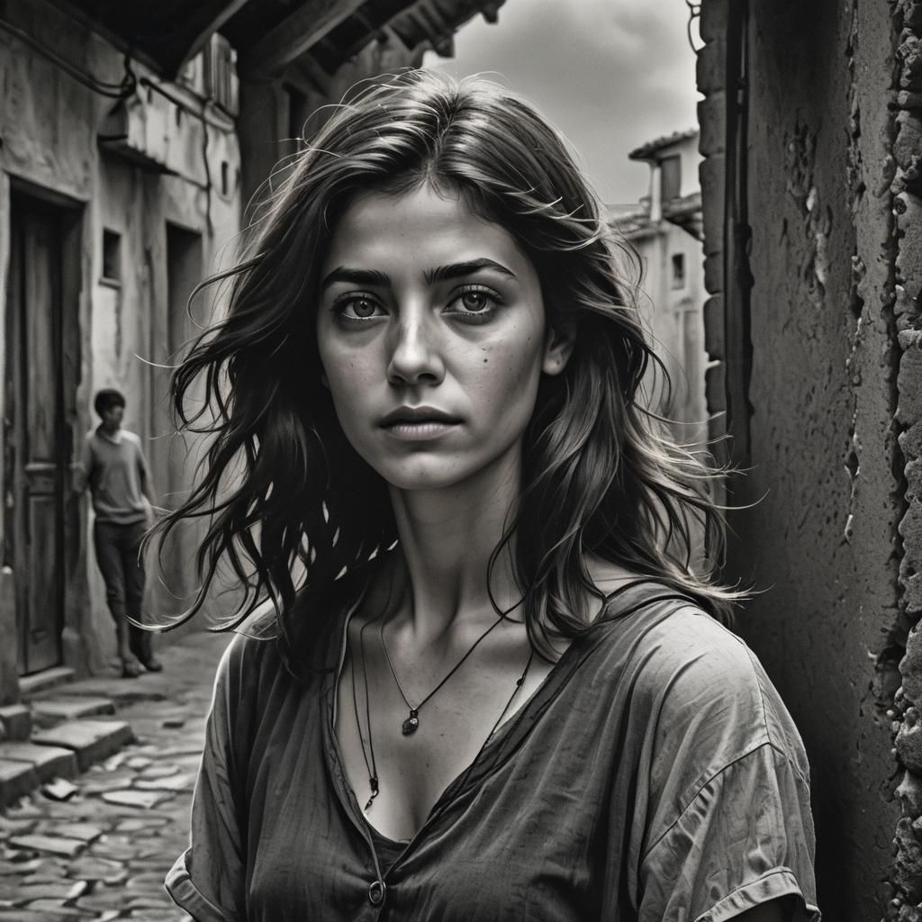 Dark Town: Matte Painting of Mystery and Danger