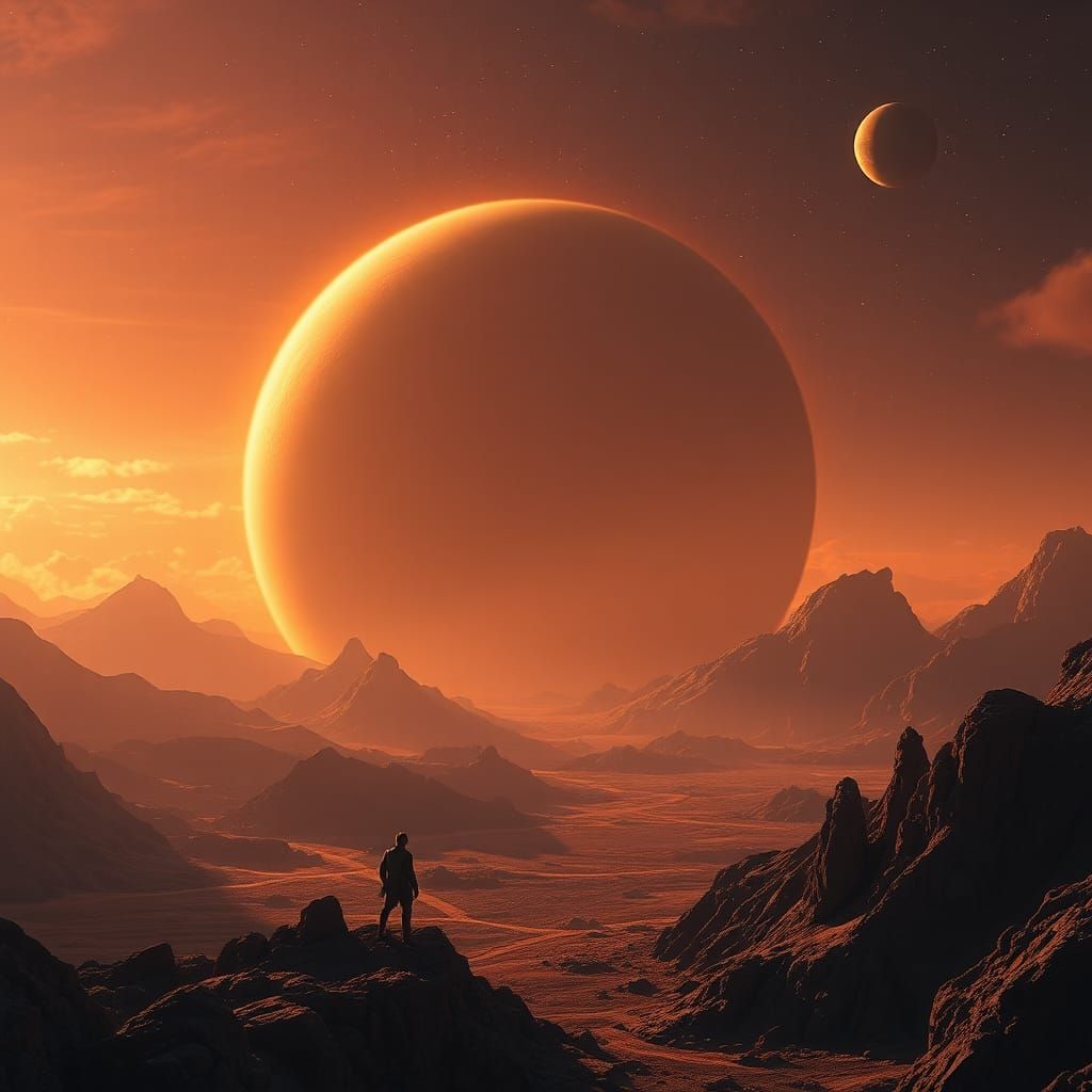 Planet Erra in the Taygeta Star System: Digital Painting