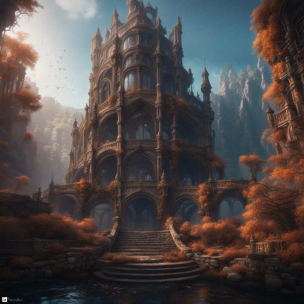 See-Through Subject in Detailed Matte Painting