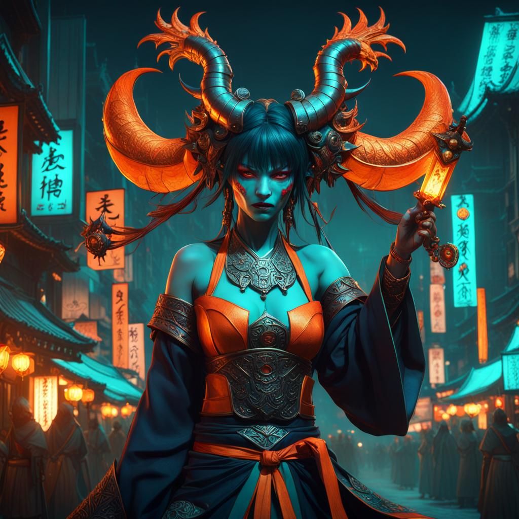 Terrifying Hyakki Yako Night Parade in Unreal Engine