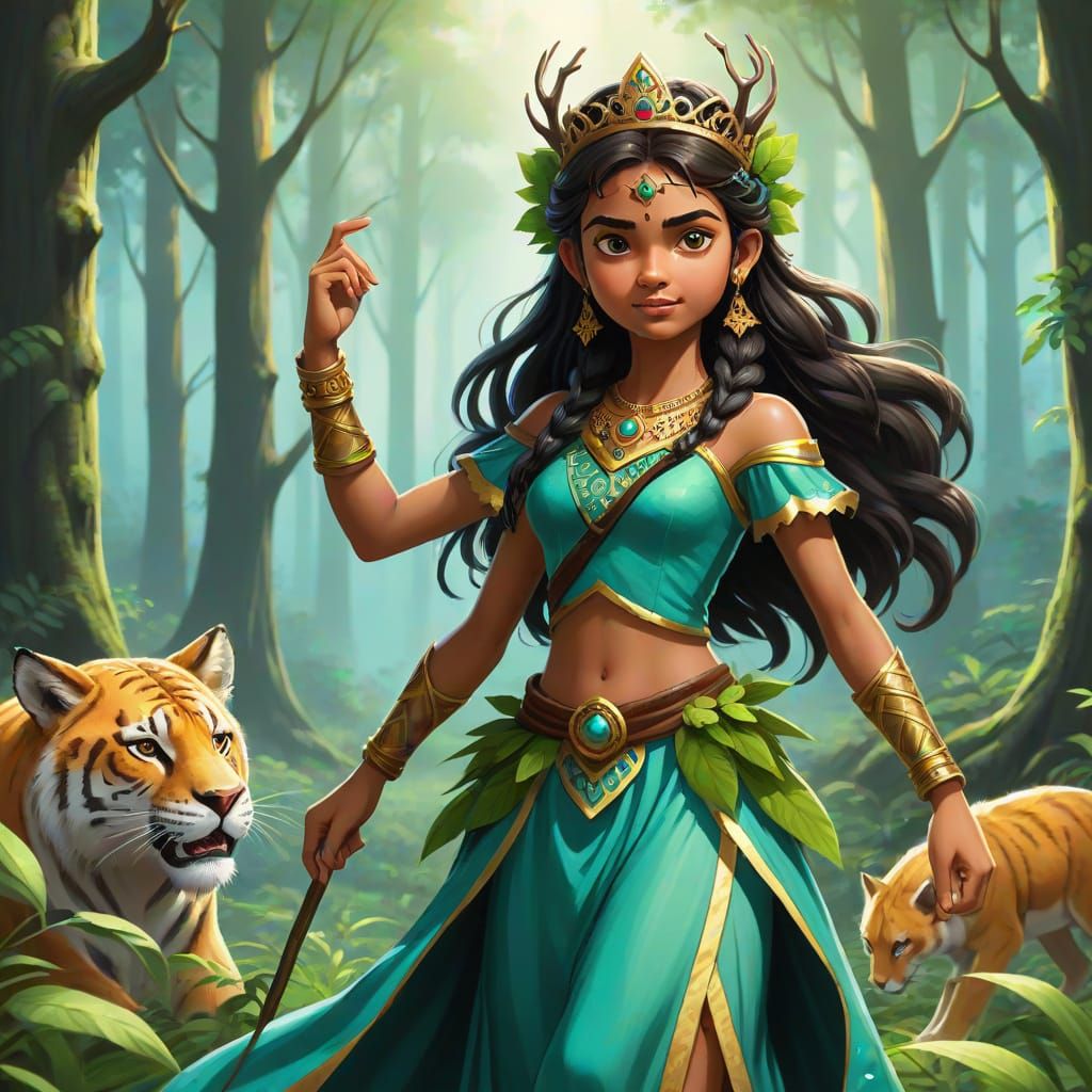 Majestic Forest Goddess Unveiled