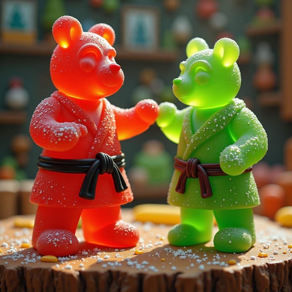 Gummy Bear Karate Duel in Jade Casino