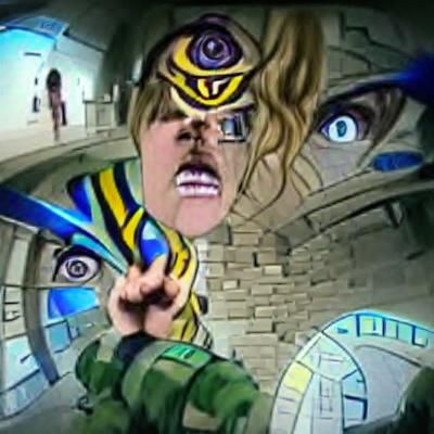 Anime-Style Characters in Jojo's Bizarre Adventure