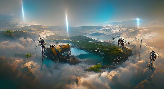 Gravity and Gods AI Image