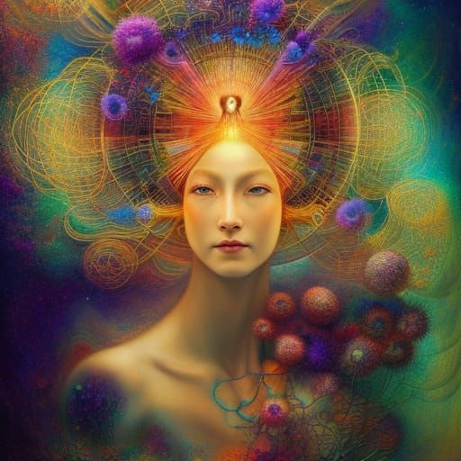 Surreal Transformation Art with Rich Colors and Detail