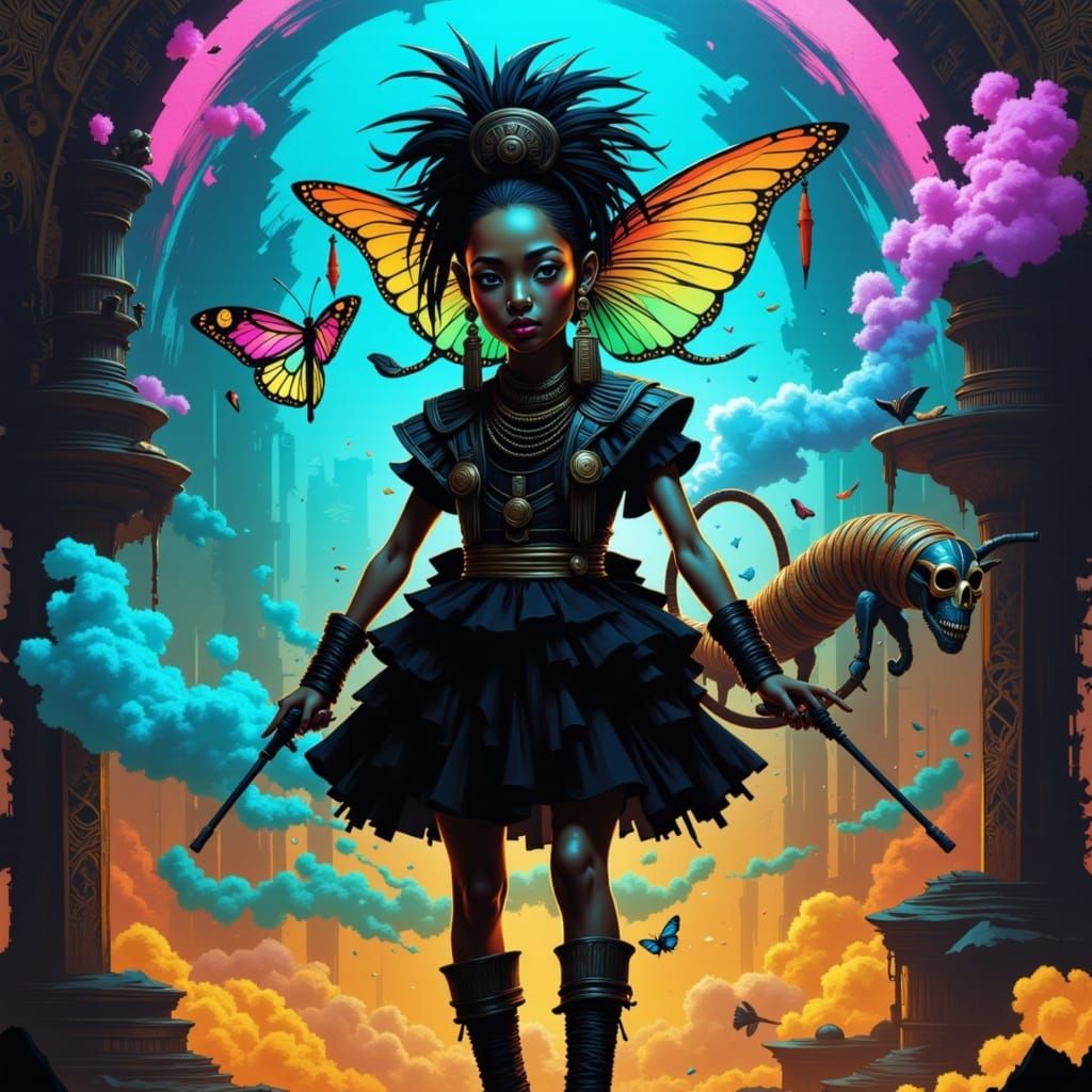 Enchanted Pirate Pixie in Whimsical Fantasy Attire
