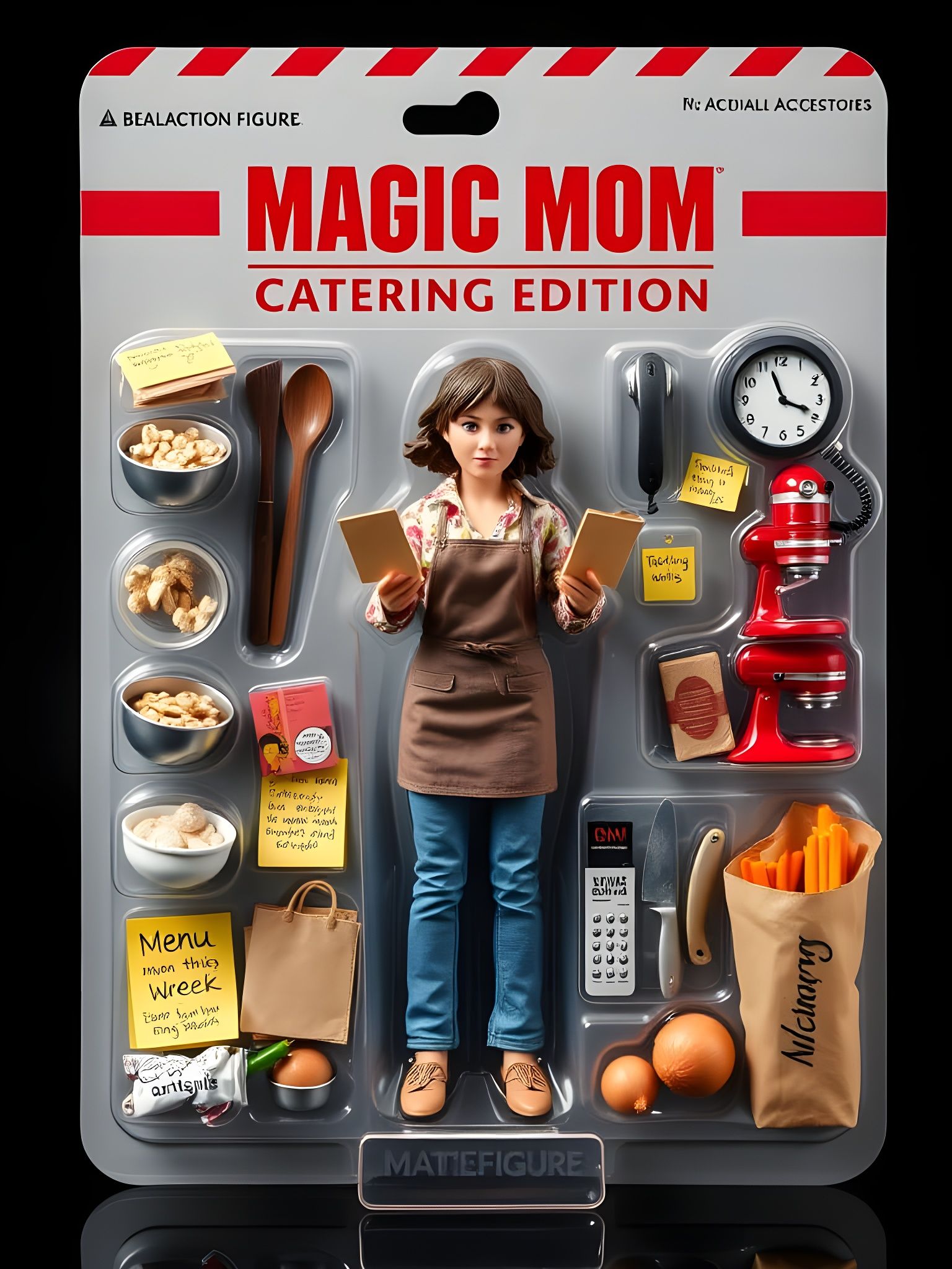 Collectible Action Figure Package: MAGIC MOM in High-Stress ...