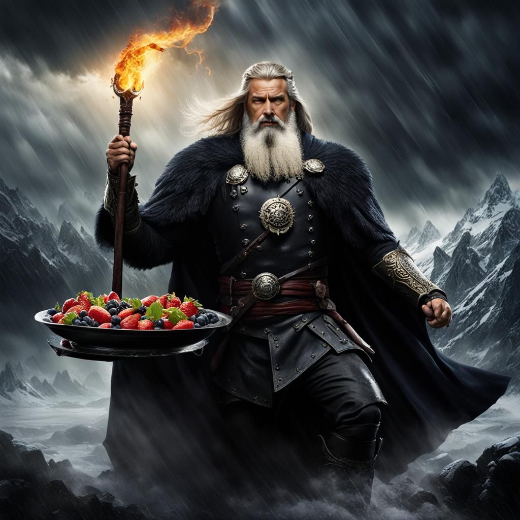 Viking Feast Invitation in Hyperrealistic Style