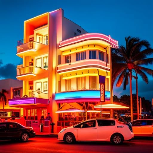 Ocean Drive inspired