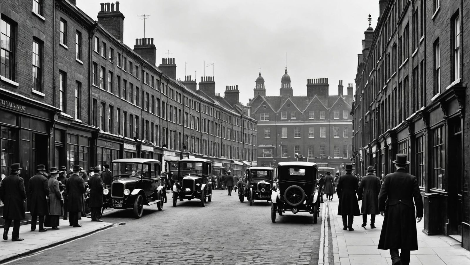 Victorian Era London Street Scene
