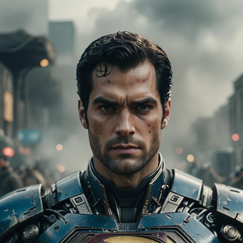 Superman Robot: Cinematic Film Still