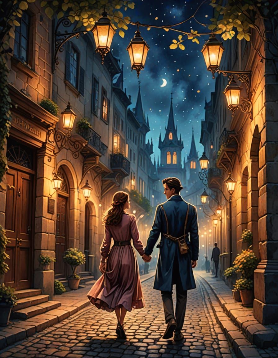 Romantic stroll