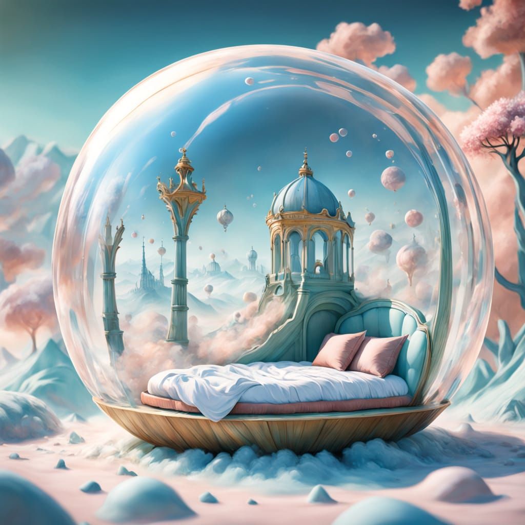 Surreal Sleep Sanctuary in Soft Focus