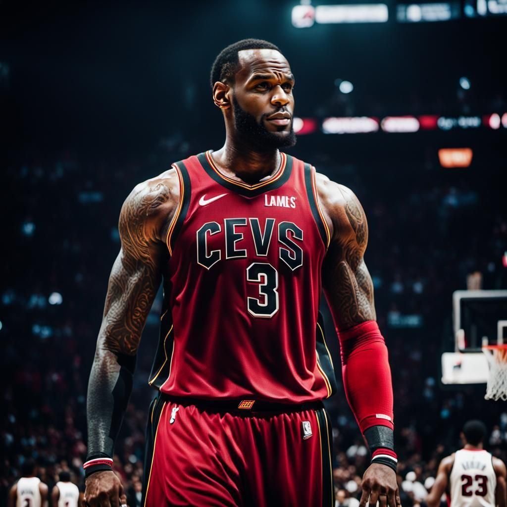 Lebron James Cinematic Film Still
