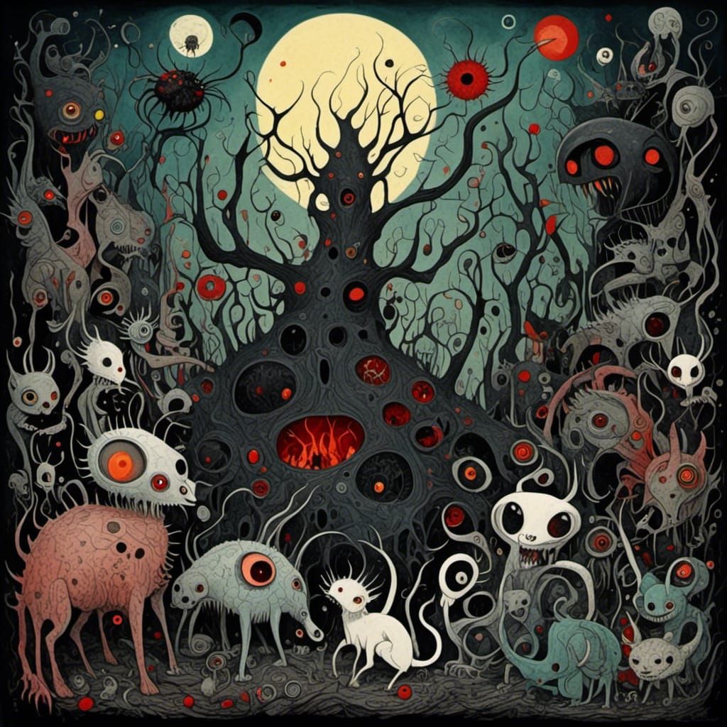 Epic Vampire Zombie Battle in Dark Fantasy Style