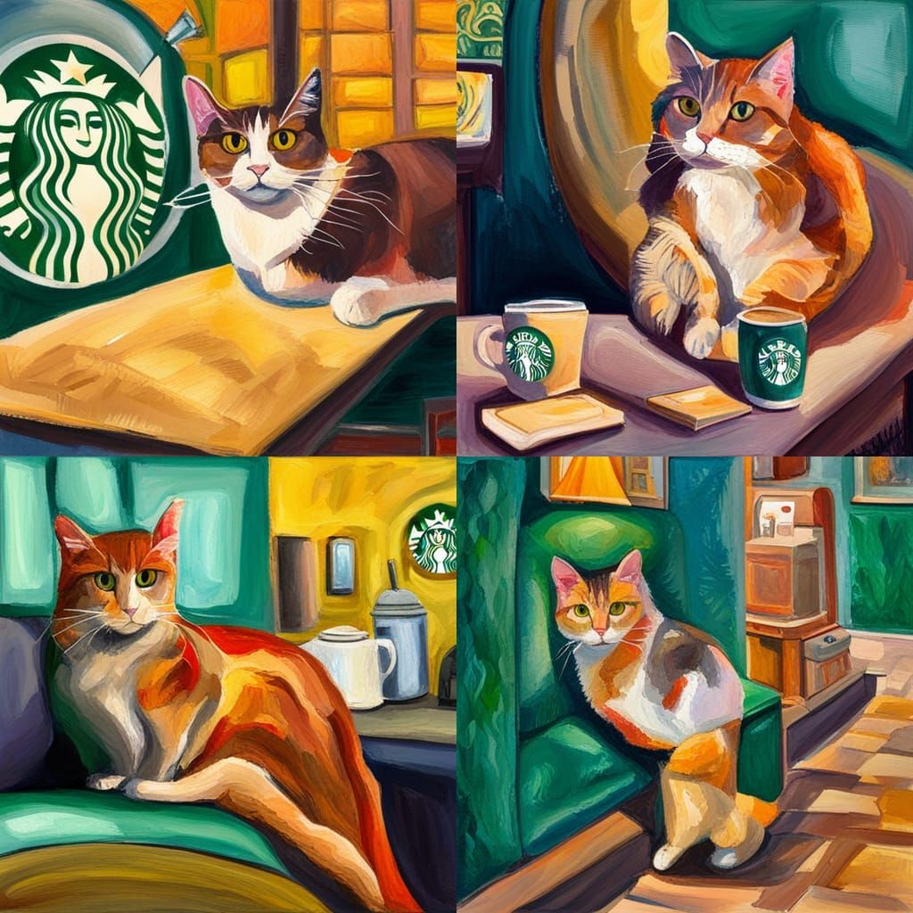 Its the Starbucks kitties!