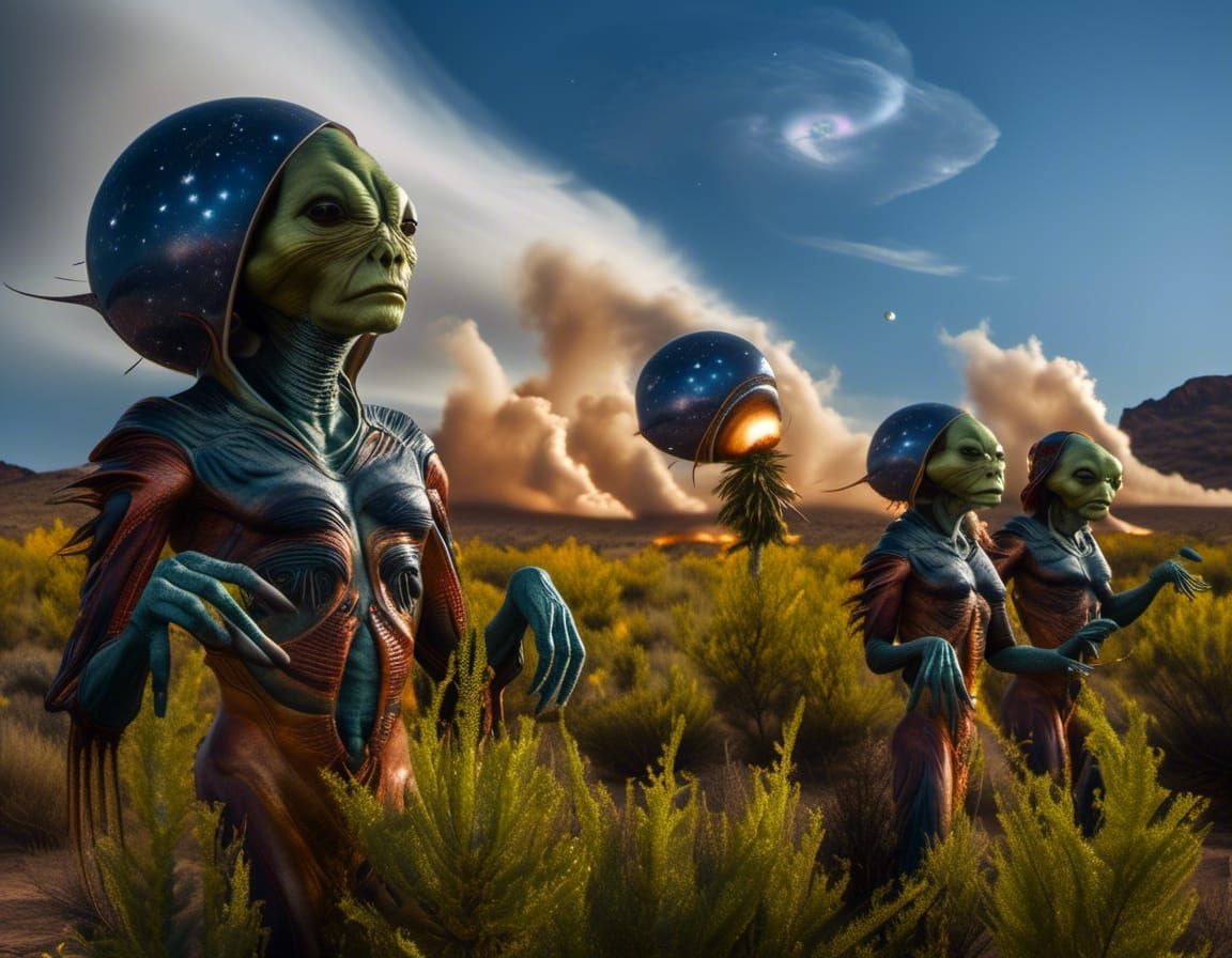 Galactic Chaos: Aliens, Planets, and Tattoo Art