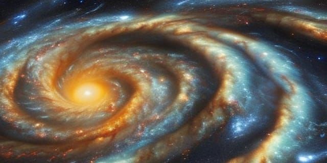 Galactic Black Hole: A Hyperrealistic Cosmic Vortex