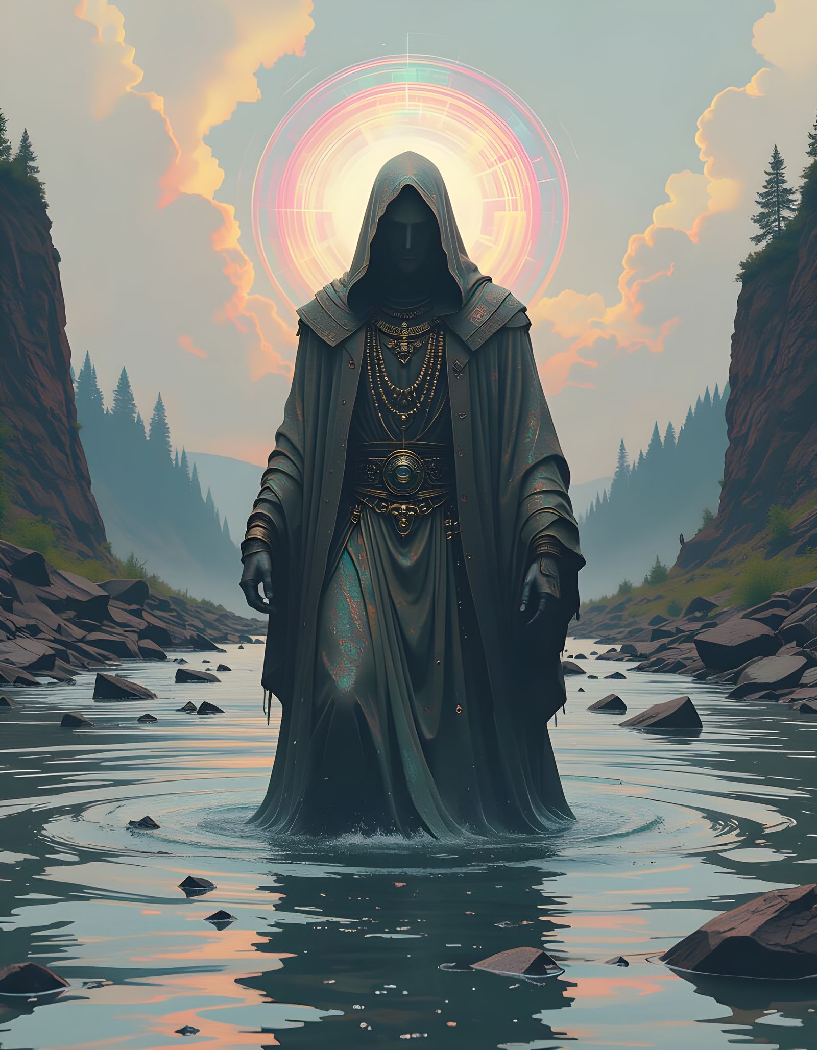 Iridescent God Rises in Post-Apocalyptic Columbia Gorge