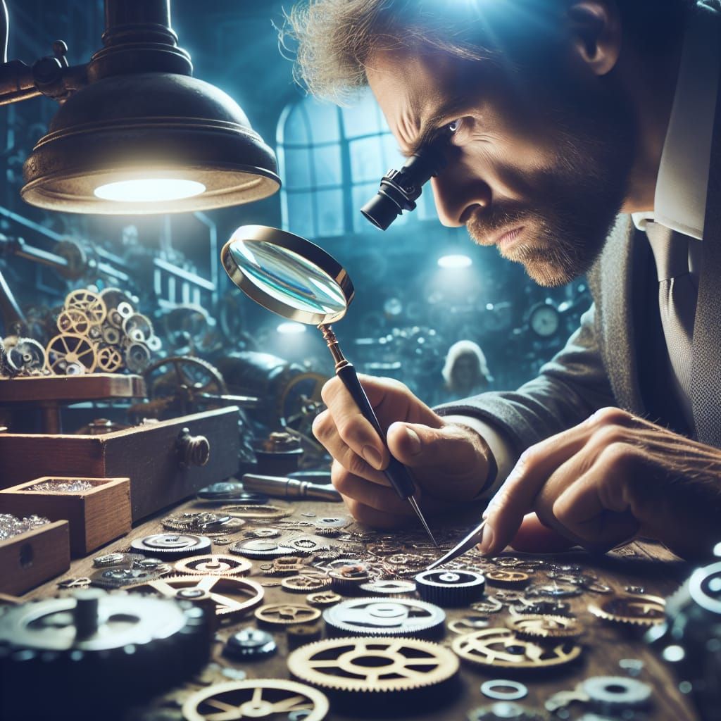 Watchmaker at Work: Cinematic Digital Matte Painting