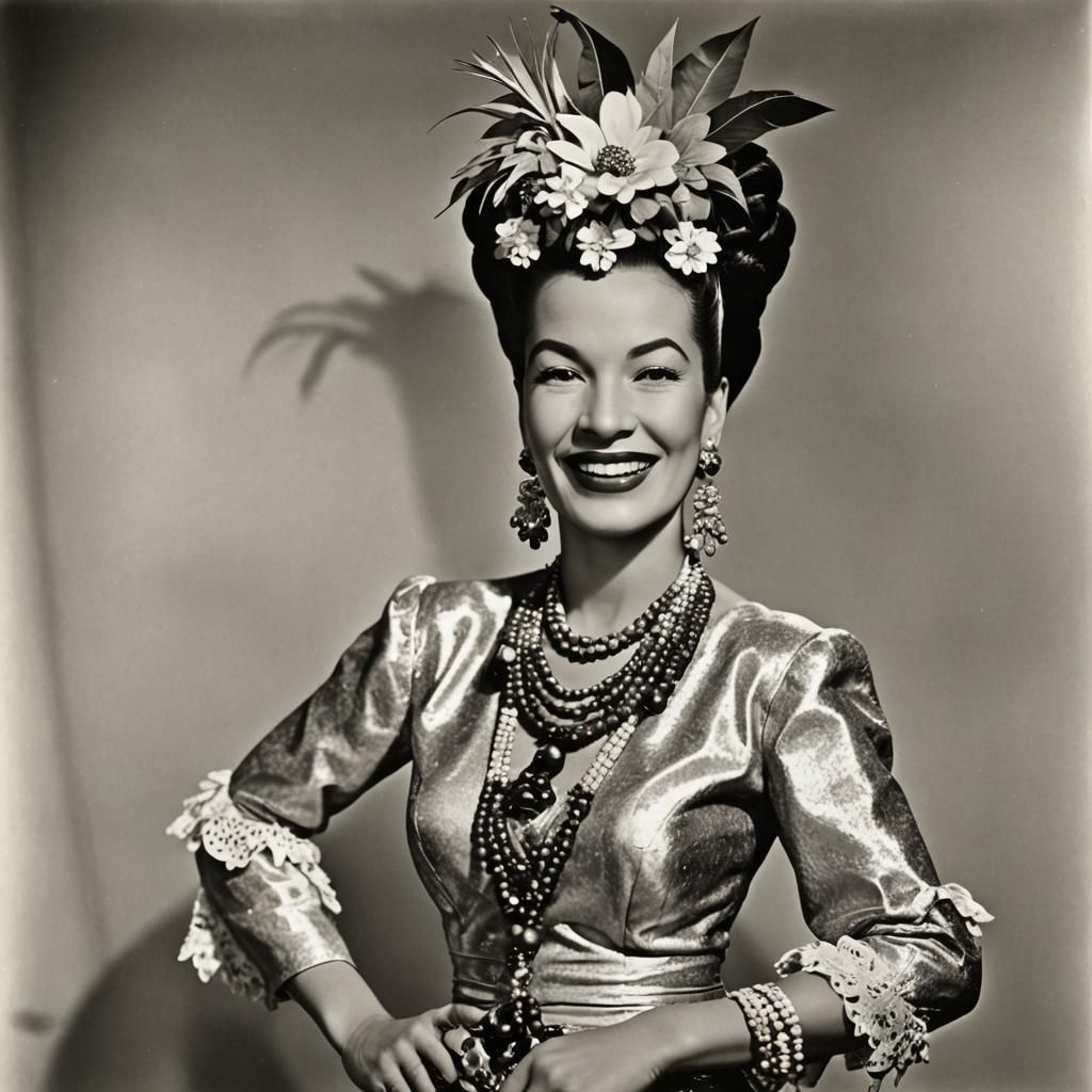 Carmen Miranda Digital Rendering