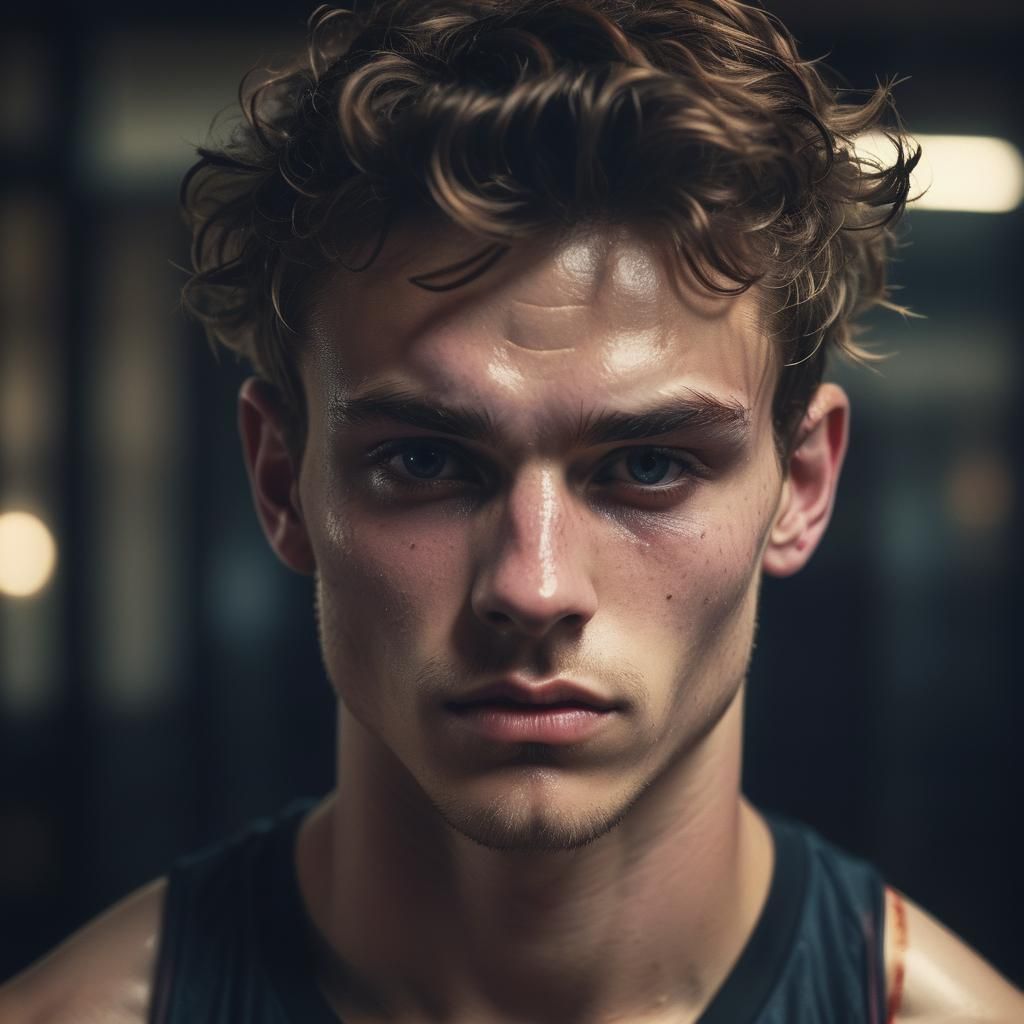 Intense Moody Portrait in David LaChapelle Style