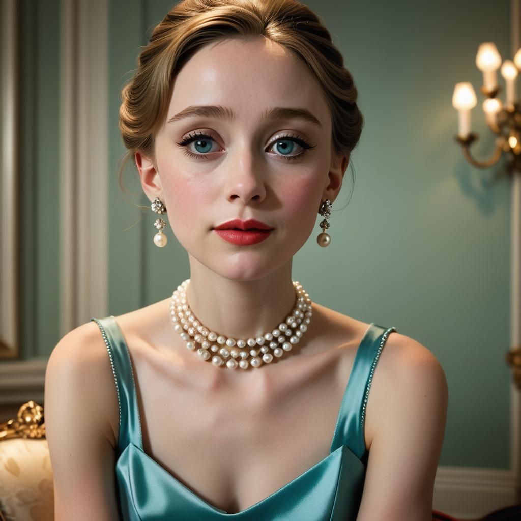 Taissa Farmiga as Holly Golightly: 60s Glamour Portrait
