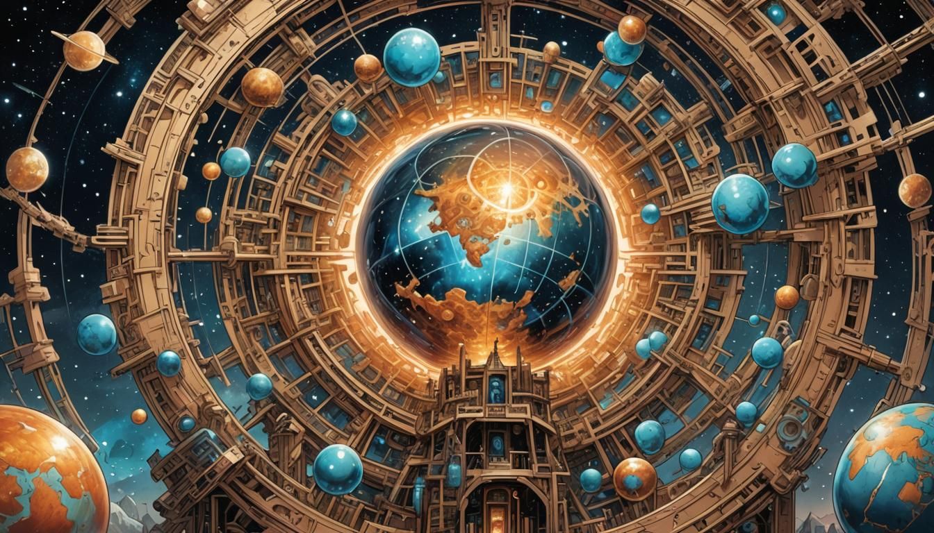 1864 Technical Devices with Aragonite Crystals