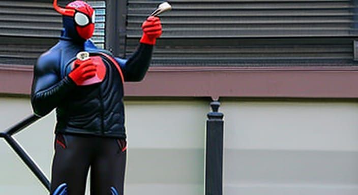 Spider-Man's Unusual Snack: Eating a Snail